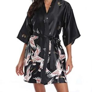 Crane kimono
